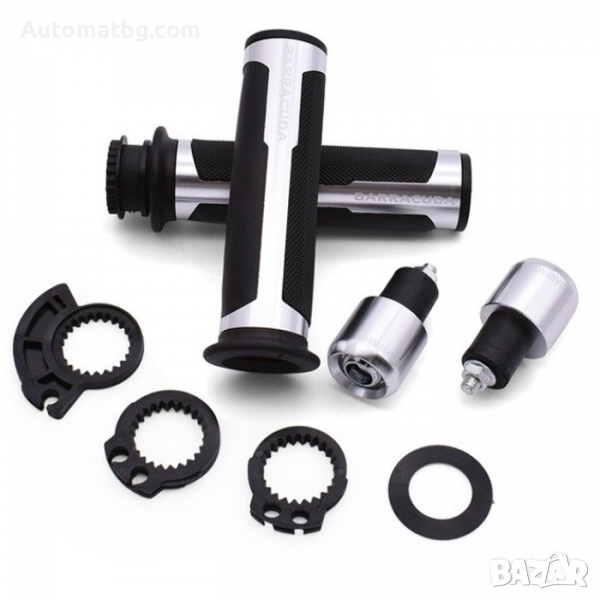 Комплект дръжки за мотоциклет Automat, Ръкохватки за мотор, АТВ, Сиви, снимка 1