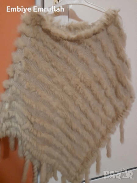 дамски шал бежав цвят размер s, снимка 1