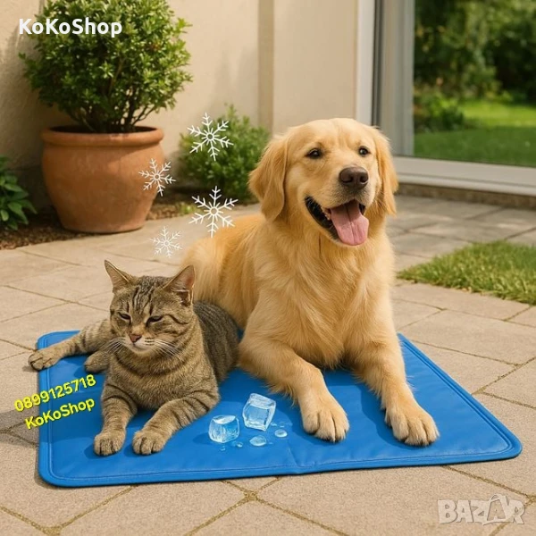 Охлаждаща постелка за домашни любимци-40х65 см./охлаждаща подложка, снимка 1
