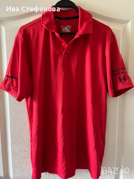 Tshart  T-Shirts Under Armour USA  коралово червена нова оригинална тениска, снимка 1