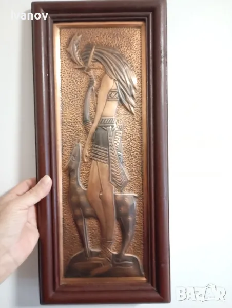 Картина от мед ръчна изработка , снимка 1