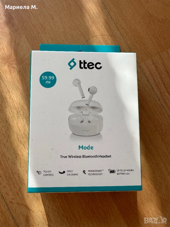 TTEC безжични слушалки, нови, снимка 1