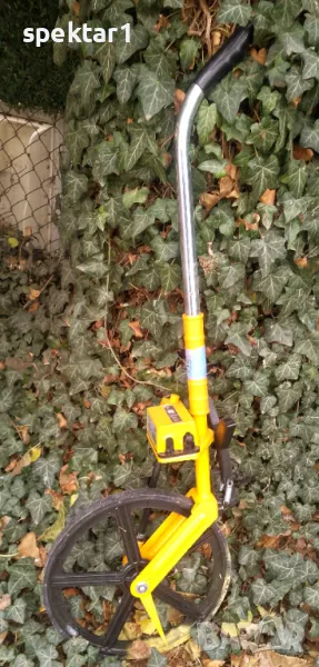 Пътищарско колело Безконечен метър с брояч.  Търкалящ се метър кръгова рулетка, снимка 1