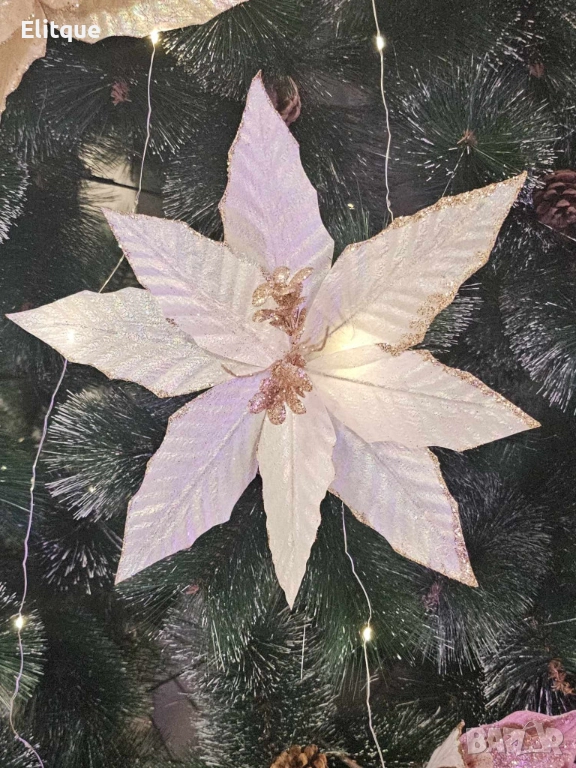 Коледна звезда декорация за елха Special Christmas, снимка 1