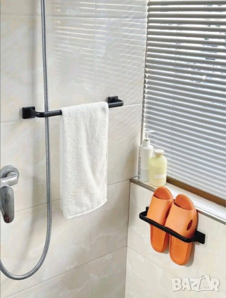 Самозалепваща се закачалка за чехли и кърпи, снимка 1