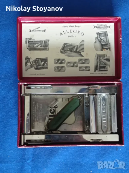 Уред за заточване на бръснарски ножчета 1920 г. - ALLEGRO mod. L, снимка 1