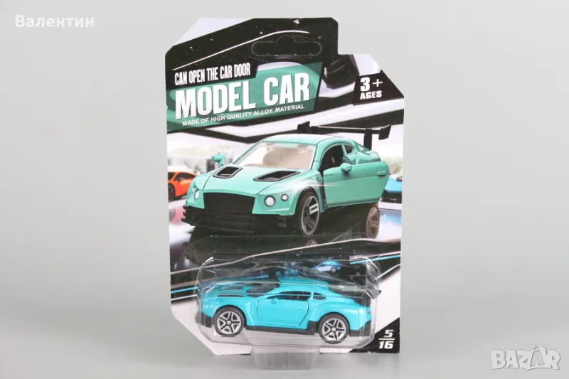 Метална кола с отварящи се врати и багажник, снимка 1