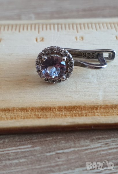 Сребърна обеца , снимка 1