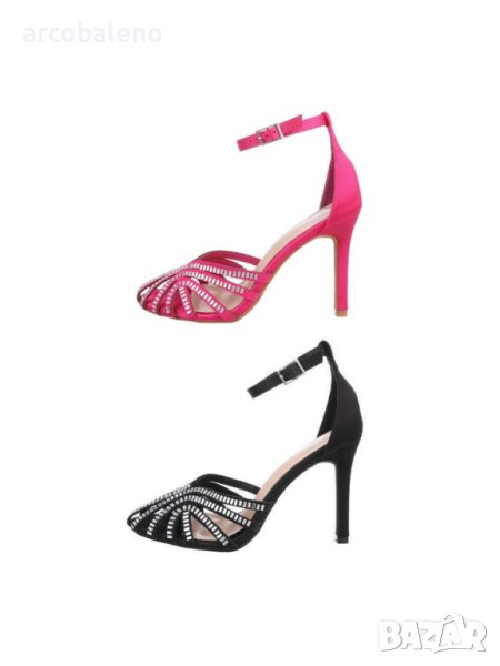 Дамски елегантни сандали на висок ток, 2цвята - 023, снимка 1
