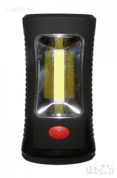 Къмпинг LED лампа 3 W COB + 1 W, с кука и магнит, снимка 1
