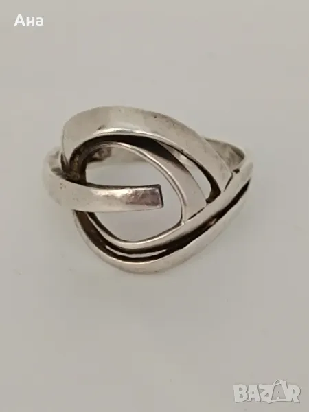 Красив сребърен пръстен , снимка 1