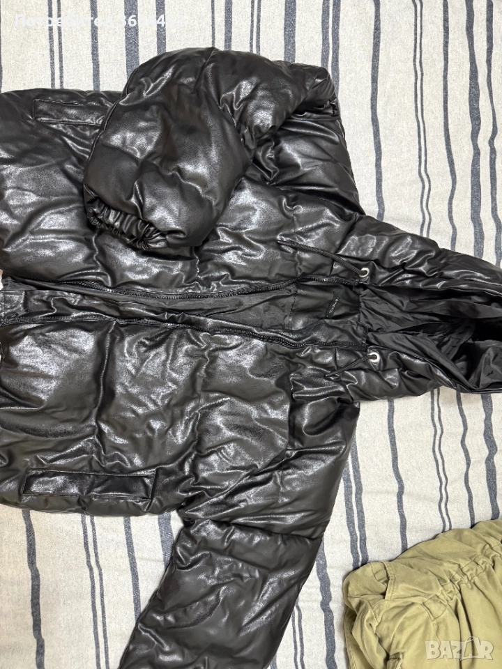 Черно дебело яке, снимка 1