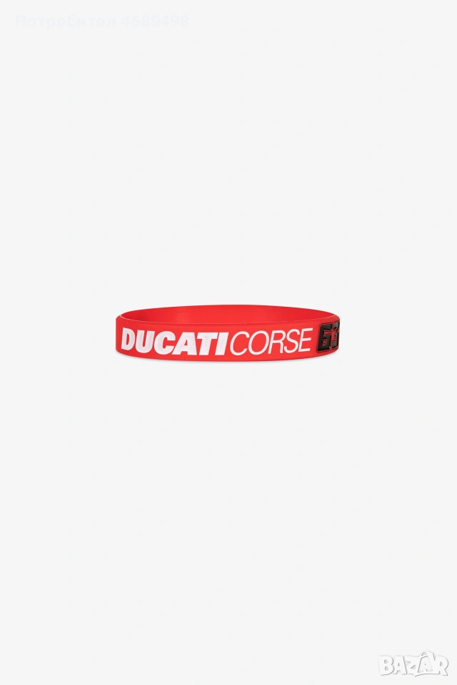 Ducati Corse Francesco Bagnaia #63 гривна – официален MotoGP аксесоар, снимка 1