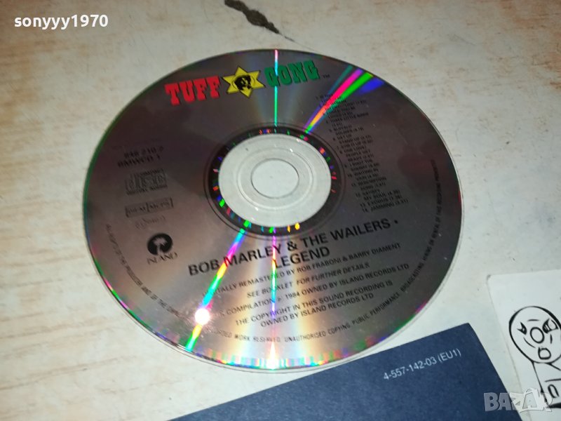 BOB MARLEY CD 1908231934, снимка 1