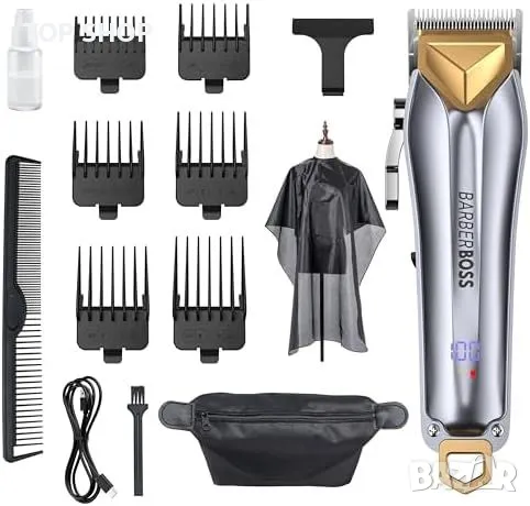 Нов Многофункционален Мъжки Тример за Коса и Брада Машинка Самобръсначка, снимка 1