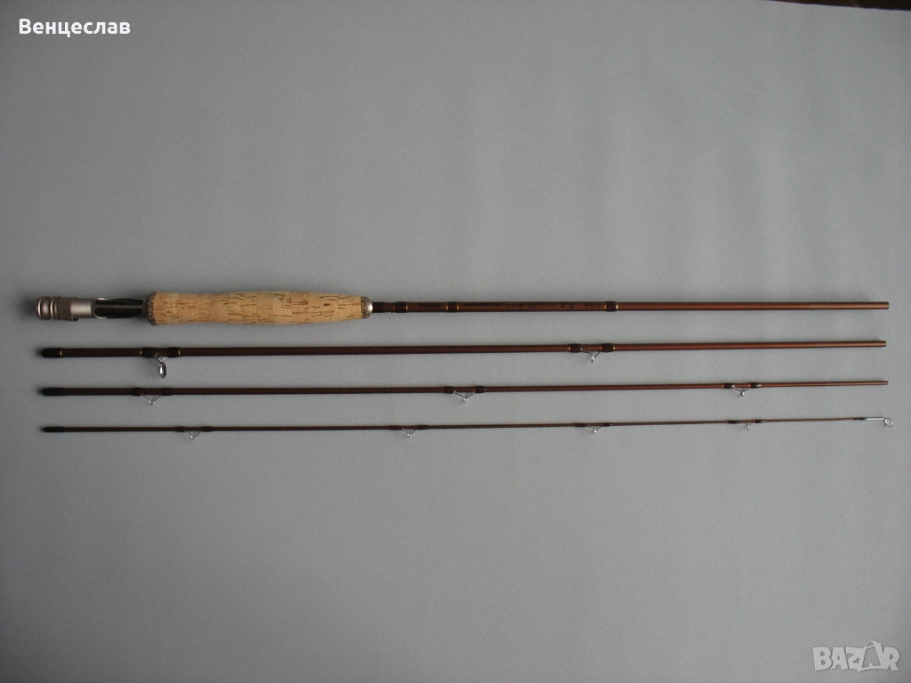 Мухарка Filstar Nomad Fly 8'6" #4/5, мухи и повод, снимка 1