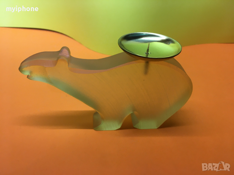 Интересен Екзотичен Свещник, снимка 1