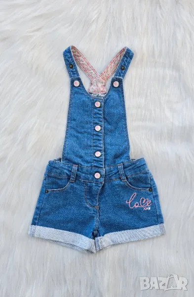 Детски дънков гащеризон 18-24 месеца , снимка 1