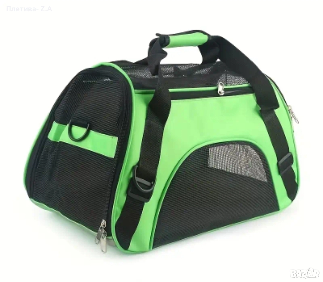 Сгъваем мек транспортен куфар за домашни любимци – размер L (до 7 кг), снимка 1