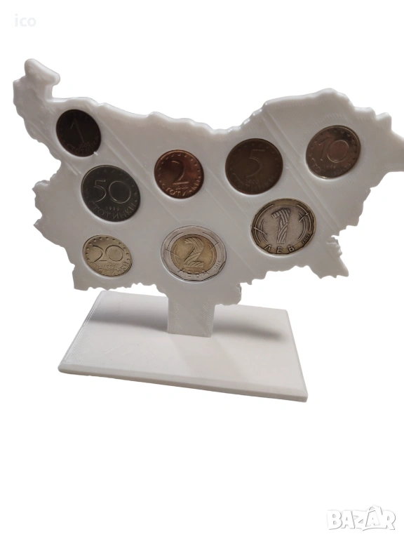 Стойка за български монети, снимка 1