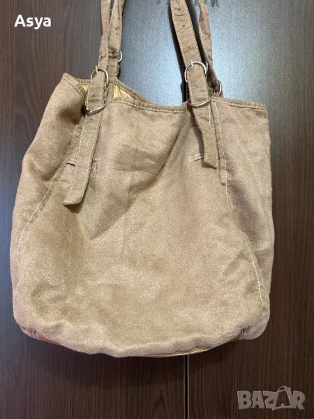 Велурена чанта, снимка 1