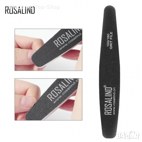 Пила за нокти ROSALIND Pro Exclusive, 100/180, снимка 1