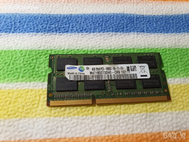 4GB DDR3 1333mhz Samsung 16 Chips рам памет за лаптоп, снимка 1