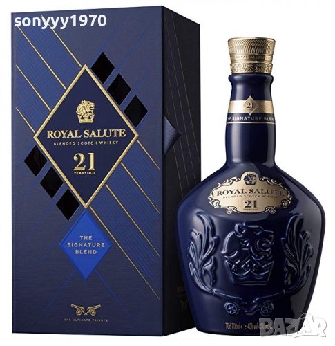 Chivas Royal Salute 21 YEARS-ПРАЗНО ШИШЕ ЗА КОЛЕКЦИЯ 1805231723, снимка 1