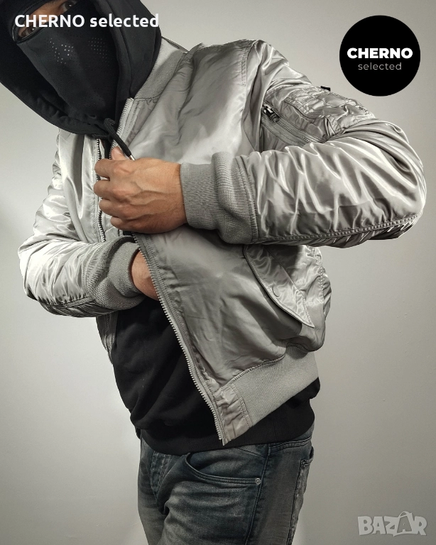 Яке бомбър ALPHA INDUSTRIES MA-1 – размер L•M – отлично състояние, снимка 1