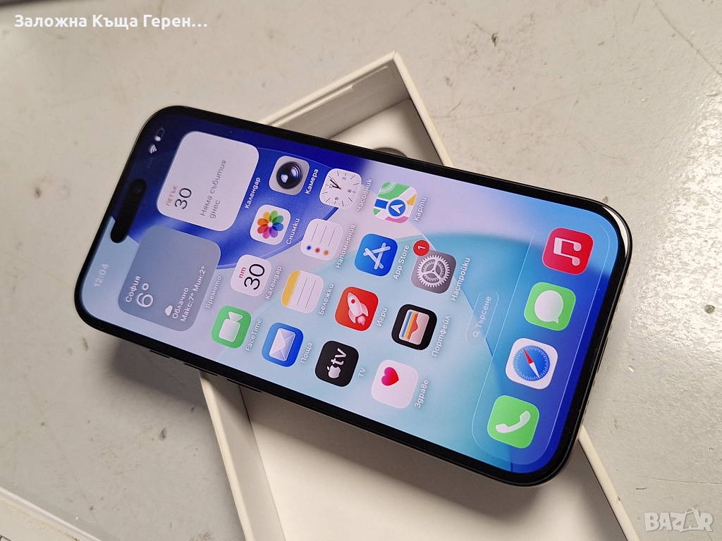 iPhone 16 128GB 100%, снимка 1