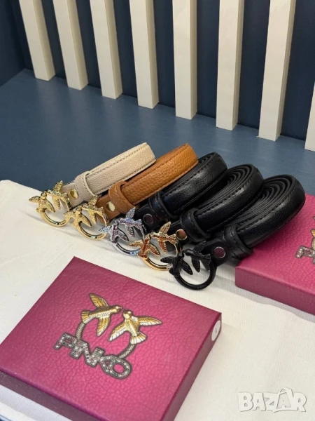 колани от естествена кожа в кутия pinko , снимка 1