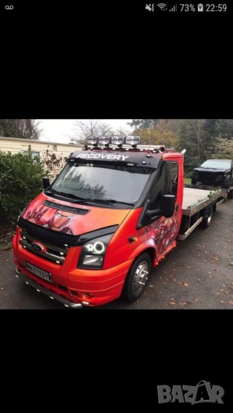 Спойлер предно стъкло ford transit citroen jumper peugeot boxer всички модели бусове от 96-та до 23, снимка 1