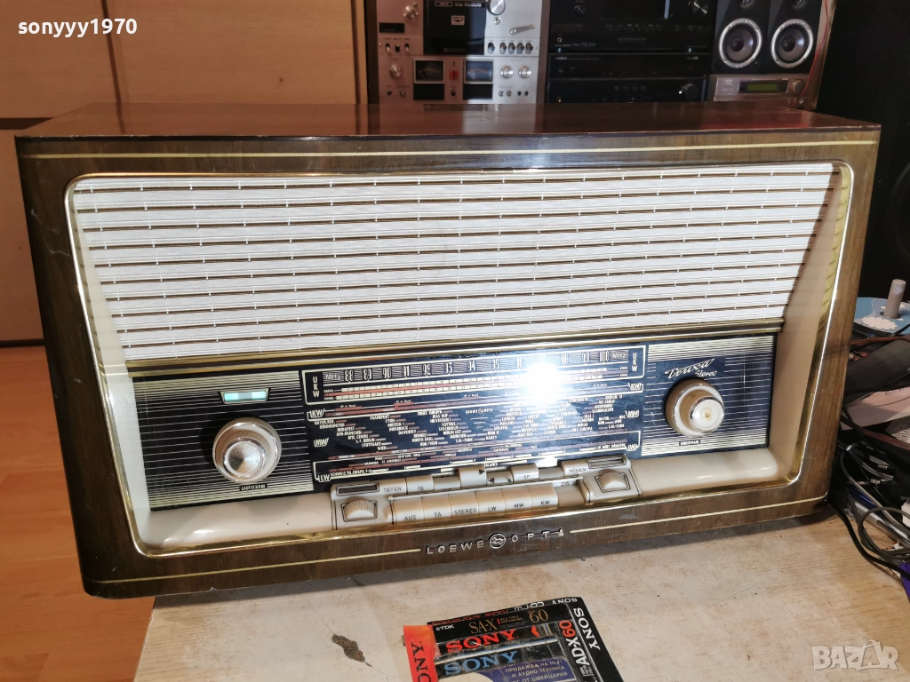 LOEWE OPTA TRUXA type 4741w-STEREO TUBE RECEIVER-ВНОС SWEDEN-КОЛЕДНА ЦЕНА 565ЛВ 2112251726, снимка 1