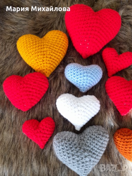 Продавам плетени сърца, снимка 1
