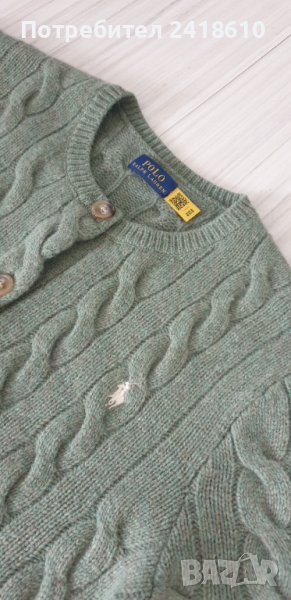 POLO Ralph Lauren Cable Wool / Cashmere Cardigan Knit Womens Size M НОВО! ОРИГИНАЛ! Дамски Пуловер -, снимка 1