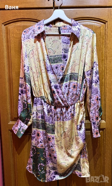 Цветна рокля пейсли дизайн, снимка 1