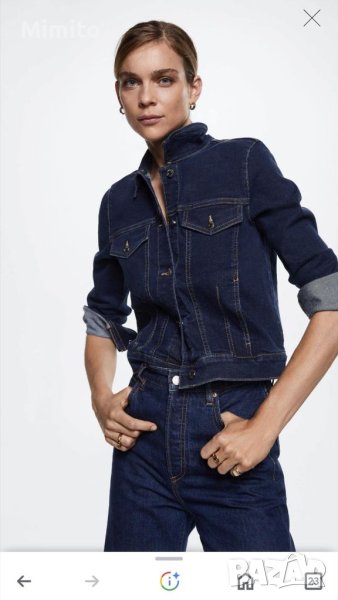 Mango ново дънково яке xs, снимка 1