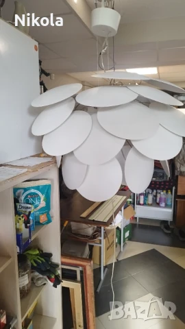 Полилей стил Marset Discocó с три крушки 80/60см, снимка 11 - Полилеи - 51197688