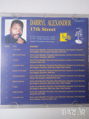 JAZZ - Darryl Alexander ‎– 17th Street - оригинален ДЖАЗ диск 1995г., снимка 2 - CD дискове - 44666159