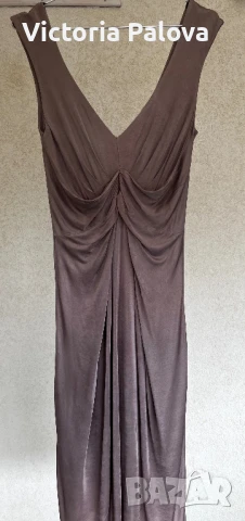 ZARA рокля цвят капучино MOROCCO, снимка 13 - Рокли - 50507890