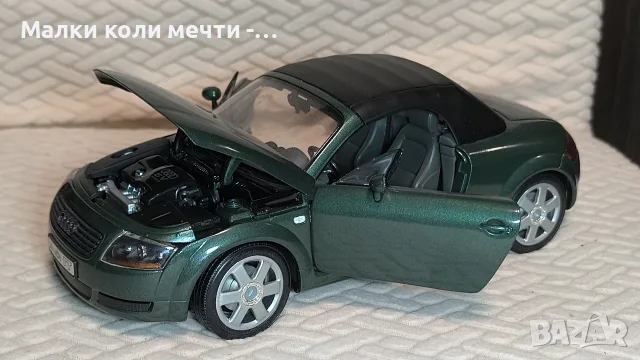 Метални колички Audi TT , мащаб 1:18, снимка 3 - Колекции - 55845901
