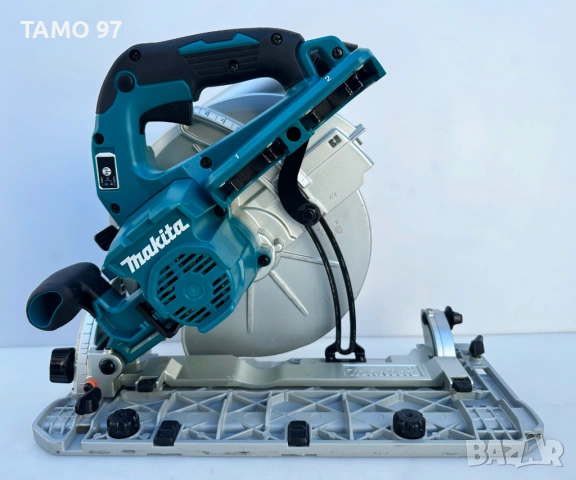 Makita DHS900 - Безчетков мощен ръчен циркуляр 235мм 2x18V 5.0Ah като нов!, снимка 8 - Триони и циркуляри - 53223508
