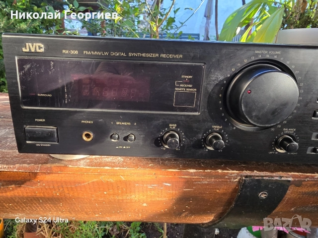 Усилвател JVC RX-308BK, снимка 2 - Ресийвъри, усилватели, смесителни пултове - 51951004