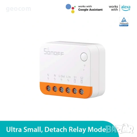 SONOFF MINIR4 Extreme WiFi Интелигентен Превключвател, снимка 3 - Друга електроника - 53743220