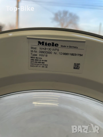Пералня Miele W1 А+++ 8 кг 1600об./мин WKB130 WPS, снимка 7 - Перални - 53816952