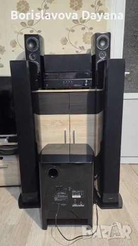  Yamaha RX-V381 + тонколони 5.1 Philips SW9900, снимка 5 - Тонколони - 53434932