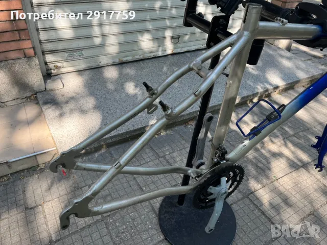 Алуминиева рамка с вилка за велосипед 28 цола, снимка 2 - Части за велосипеди - 48387499