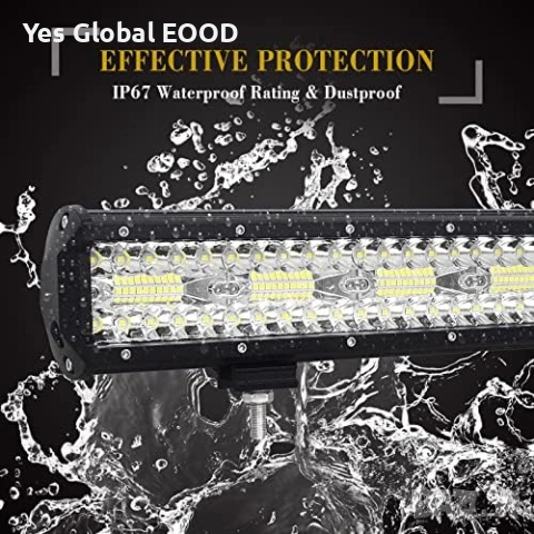 RIGIDON 17" 360W LED бар 8D 12V комплект, снимка 3 - Аксесоари и консумативи - 53615896