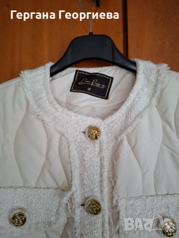 Пухено яке модел "Chanel ", снимка 3 - Якета - 51698355