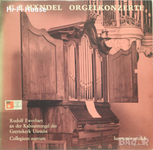G.F. Handel Orgelkonzerte, снимка 1 - Грамофонни плочи - 36343239